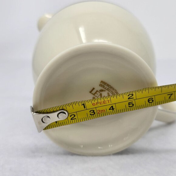 Lenox Presidential Collection Creamer Tuxedo Platinum Ivory Porcelain China - Picture 10 of 12